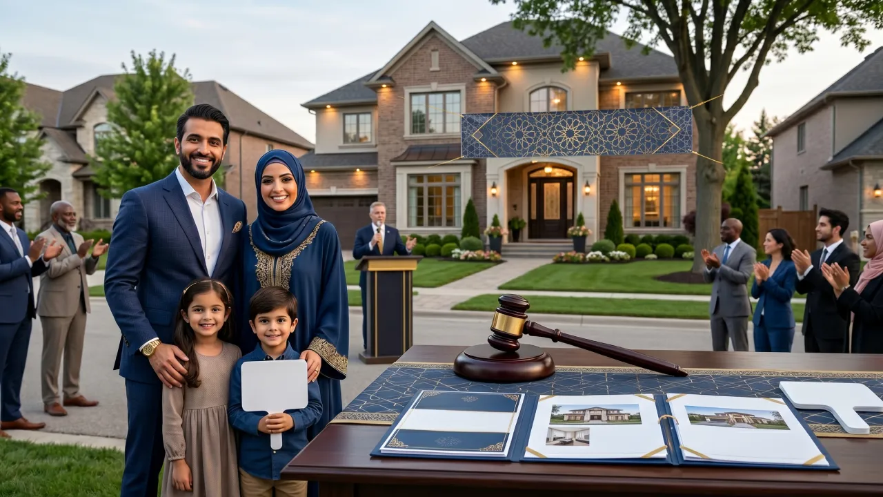 how to buy auctioned assets without riba