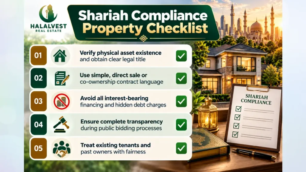 Is Buying Foreclosures Shariah Compliant? A Deep Dive for Muslim Investors 7 Shariah compliance property checklist for halal real estate investments